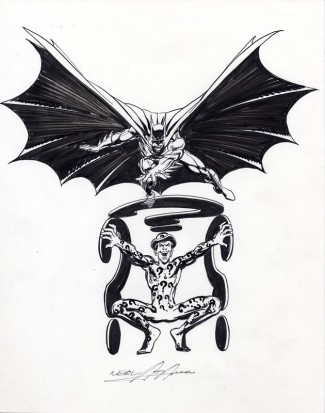 Neal Adams Original Art - Batman & Riddler