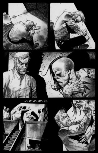 Simon Bisley Original Comic Art - Hellblazer #282 Page 18
