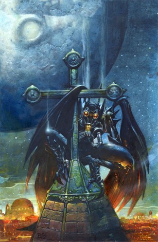 Simon Bisley Original Comic Art - Springheeled Jack #3 Cover Art