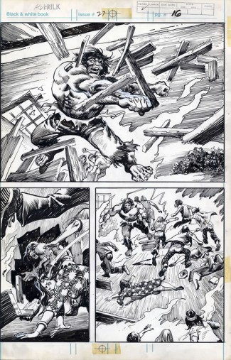 Gene Colan Original Art - Rampaging Hulk #27 Page 16