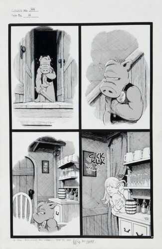 Dave Sim Original Comic Art - Cerebus the Aardvark #144 page 14 (1991)