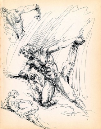 Roy Krenkel Original Art - Male Studies