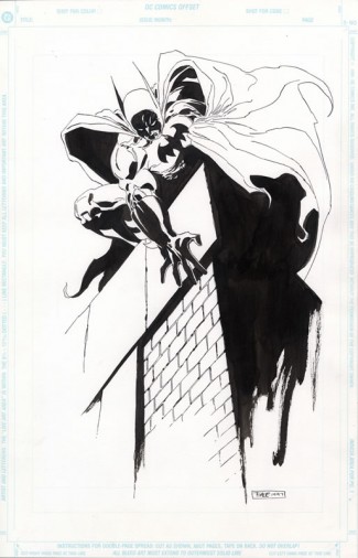 Tim Sale Original Comic Art - Batman Pin-Up