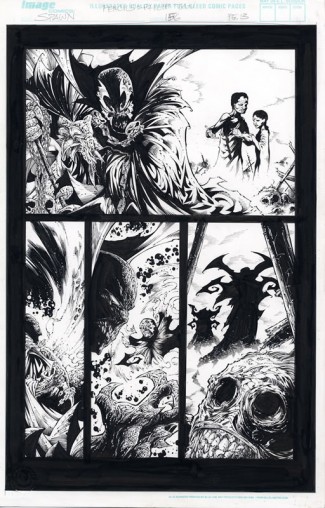 Billy Tan Original Comic Art - Spawn #156 Page 13