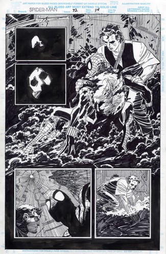 John Romita Jr Original Comics Art - Spiderman #72 Page 14