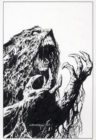 Bernie Wrightson Original Art - Swamp Thing Original Art