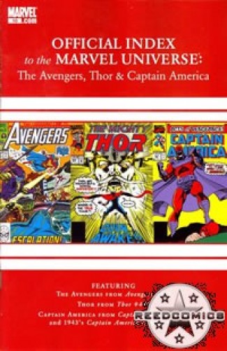 Avengers Thor & Captain America Official Index #10
