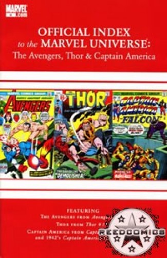 Avengers Thor & Captain America Official Index #4