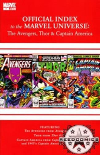 Avengers Thor & Captain America Official Index #7