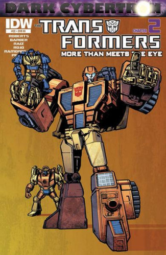 TRANSFORMERS MORE THAN MEETS THE EYE #23 1 IN 10 INCENTIVE VARIANT COVER
