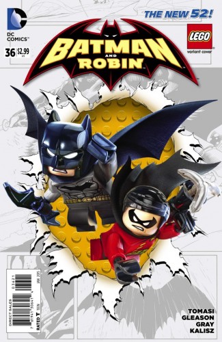 BATMAN AND ROBIN #36 (2011 SERIES) LEGO VARIANT