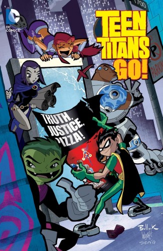 TEEN TITANS GO TRUTH JUSTICE AND PIZZA GRAPHIC NOVEL