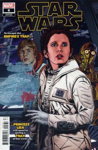 STAR WARS #8 (2020 SERIES) GOLDEN 1 IN 25 INCENTIVE VARIANT