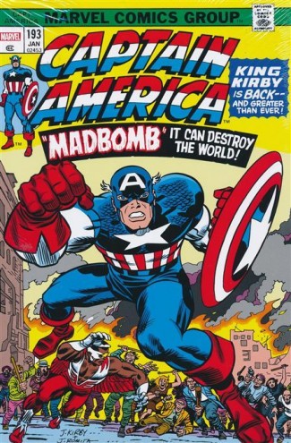 CAPTAIN AMERICA BY JACK KIRBY OMNIBUS HARDCOVER MADBOMB COVER