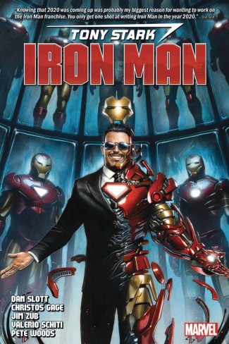 TONY STARK IRON MAN BY DAN SLOTT OMNIBUS HARDCOVER ADI GRANOV COVER