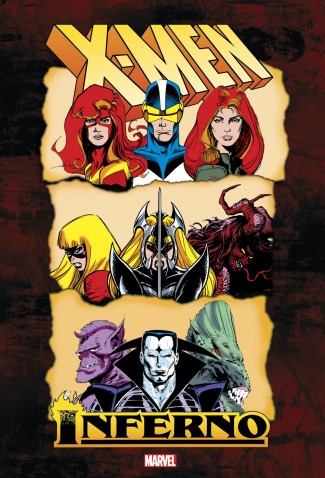 X-MEN INFERNO OMNIBUS DM VARIANT HARDCOVER