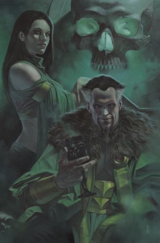 GOTHAM CITY VILLAINS ANNIVERSARY GIANT #1 COVER E RICCARDO FEDERICI RAS AND TALIA CARD STOCK VARIANT