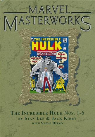 MARVEL MASTERWORKS INCREDIBLE HULK VOLUME 1 HARDCOVER DM VARIANT 2024 PRINTING