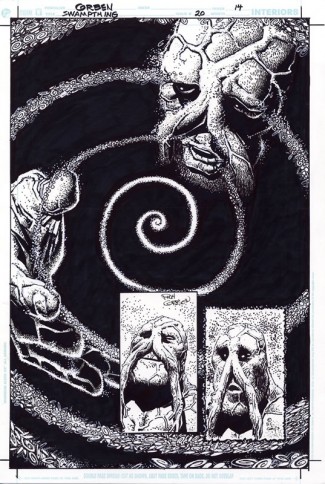 RICHARD CORBEN ORIGINAL ART - SWAMP THING #20 Page 14
