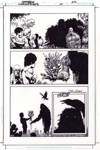 RICHARD CORBEN ORIGINAL ART - SWAMP THING #20 Page 22