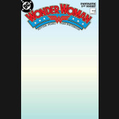 WONDER WOMAN (1987) #1 FACSIMILE EDITION (2023) BLANK VARIANT