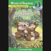 WORLD OF READING DISNEY BUNNIES 3-IN-1 LISTEN-ALONG READER-LEVEL 1 GRAPHIC NOVEL WITH CD