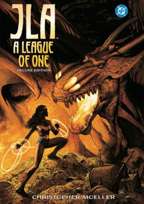 JLA A LEAGUE OF ONE DELUXE EDITION HARDCOVER