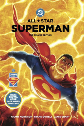 ALL STAR SUPERMAN DELUXE EDITION HARDCOVER SUPERMAN DAY 2026 VARIANT DUST JACKET