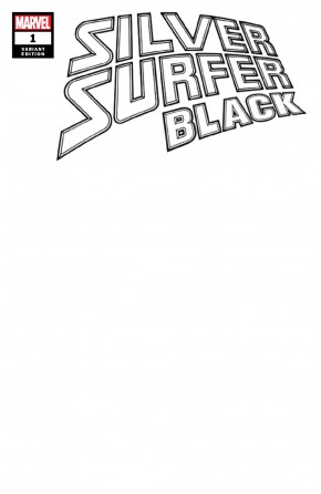 SILVER SURFER BLACK #1 BLANK VARIANT