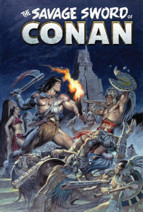 SAVAGE SWORD OF CONAN THE ORIGINAL COMICS OMNIBUS VOLUME 12 EARL NOREM DM VARIANT COVER