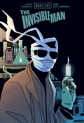 UNIVERSAL MONSTERS THE INVISIBLE MAN HARDCOVER DANI AND BRAD SIMPSON COVER