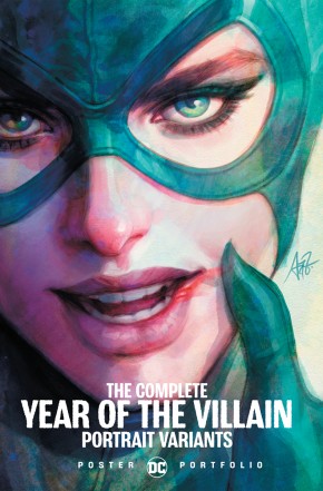 DC POSTER PORTFOLIO THE COMPLETE YEAR OF THE VILLAIN POSTER VARIANTS