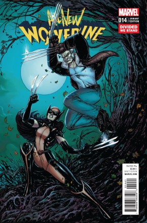 ALL NEW WOLVERINE #14 DIVIDED WE STAND VARIANT COVER