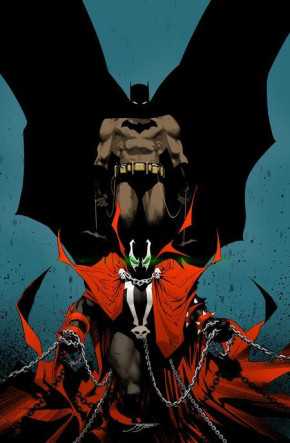 BATMAN SPAWN #1 COVER S JORGE JIMENEZ ACETATE