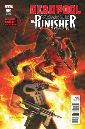 DEADPOOL VS PUNISHER #1 HILDEBRANT 1 IN 10 INCENTIVE VARIANT COVER 