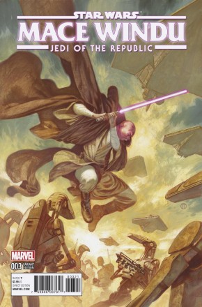 STAR WARS JEDI REPUBLIC MACE WINDU #3 TEDESCO 1 IN 25 INCENTIVE VARIANT 