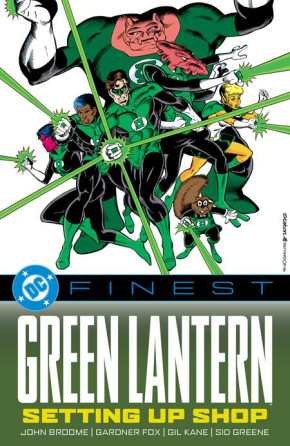 DC FINEST GREEN LANTERN SETTING UP SHOP GRAPHIC NOVEL