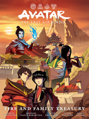 AVATAR THE LAST AIRBENDER FIRE AND FAMILY TREASURY LIBRARY EDITION HARDCOVER