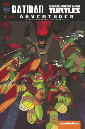 BATMAN TEENAGE MUTANT NINJA TURTLES ADVENTURES #1 2ND PRINTING