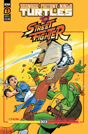 TEENAGE MUTANT NINJA TURTLES  VS STREET FIGHTER #3 COVER C REILLY