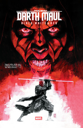 STAR WARS DARTH MAUL BLACK WHITE AND RED GRAPHIC NOVEL