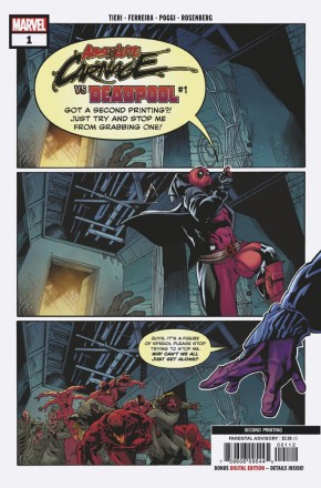 ABSOLUTE CARNAGE VS DEADPOOL #1 2ND PRINTING