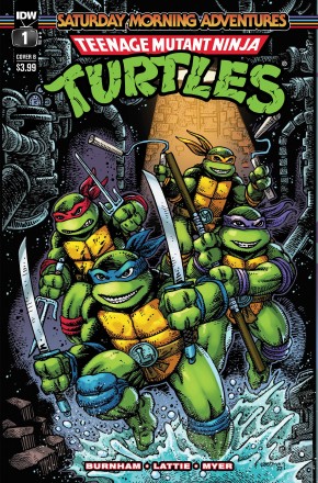 TEENAGE MUTANT NINJA TURTLES SATURDAY MORNING ADVENTURES #1 COVER B 