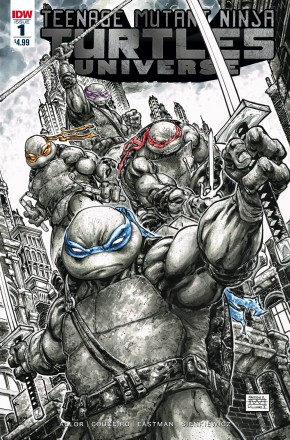 TEENAGE MUTANT NINJA TURTLES UNIVERSE #1 2ND PRINTING