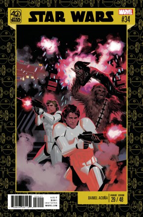 STAR WARS #34 (2015 SEIRES) ACUNA 40TH ANNIVERSARY VARIANT