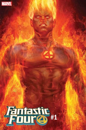 FANTASTIC FOUR #1 (2018 SERIES) ARTGERM HUMAN TORCH VARIANT