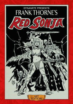 FRANK THORNE RED SONJA VOLUME 1 ARTIST EDITION HARDCOVER