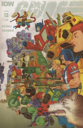 TRANSFORMERS VS GI JOE #13 SUBSCRIPTION VAR