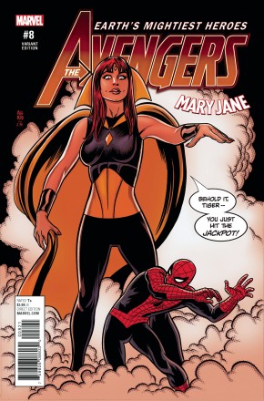 AVENGERS #8 (2016 SERIES) ALLRED MARY JANE VARIANT COVER 