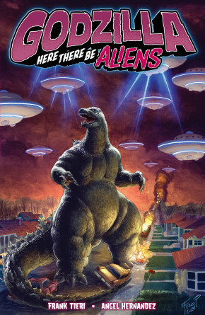 GODZILLA HERE THERE BE ALIENS GRAPHIC NOVEL